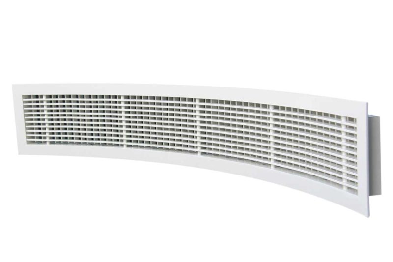 Curved Linear Bar Grilles